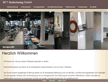 Tablet Screenshot of estrichbauteam.de